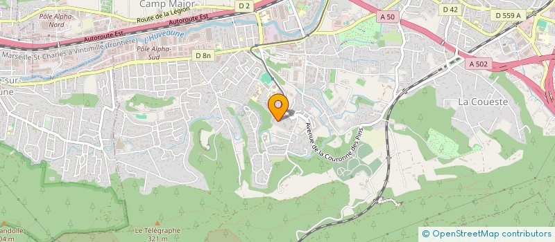 localisation de l'entreprise MONSIEUR JEAN TORRES  AUBAGNE