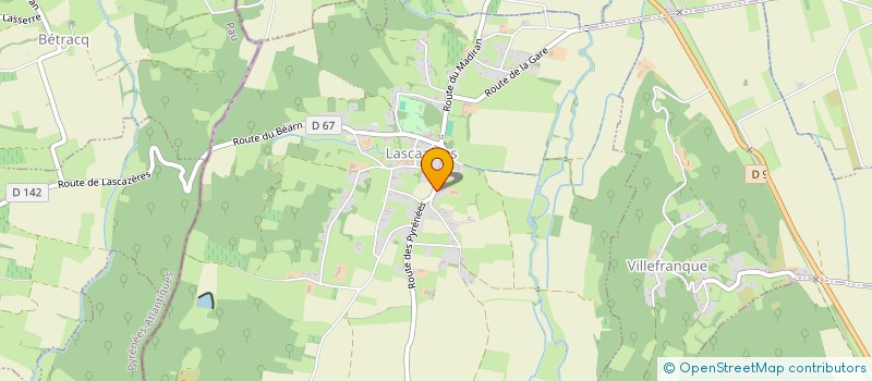 localisation de l'entreprise MONSIEUR JEAN TORTIGUE  LASCAZERES