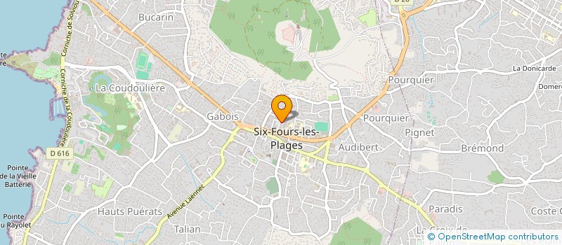 localisation de l'entreprise MONSIEUR JEAN TOSELLO à SIX-FOURS-LES-PLAGES