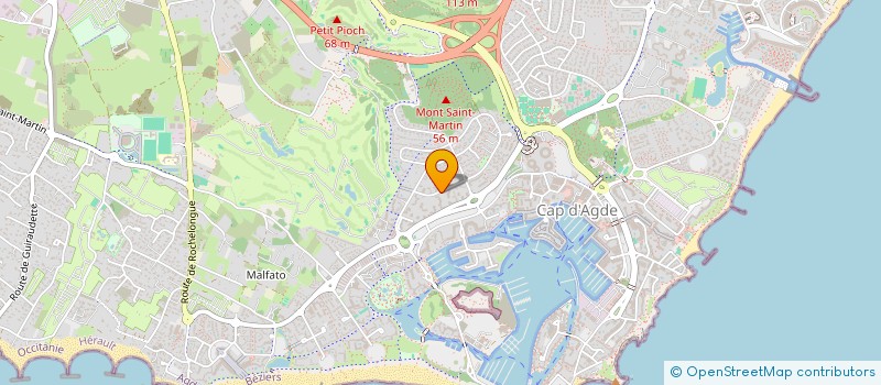 localisation de l'entreprise MONSIEUR JEAN TOSO  AGDE