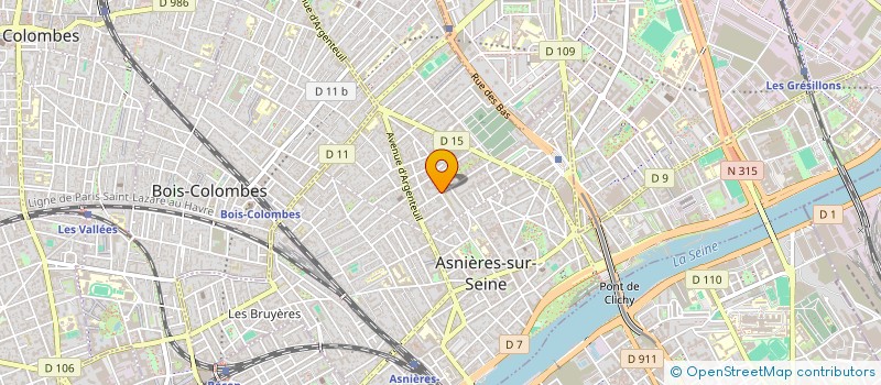 localisation de l'entreprise MONSIEUR JEAN TOSSAN à ASNIERES-SUR-SEINE