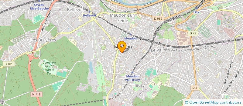 localisation de l'entreprise MONSIEUR JEAN TOUBEAU à MEUDON