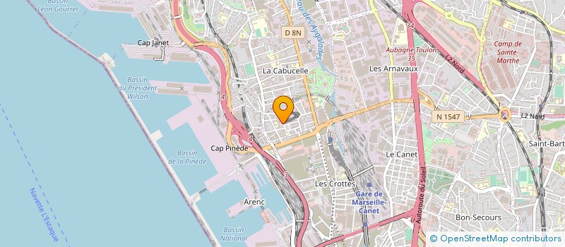 localisation de l'entreprise MONSIEUR JEAN TOUBI à MARSEILLE 15EME