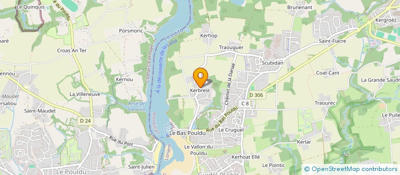 localisation de l'entreprise MONSIEUR JEAN TOUCOURT  GUIDEL