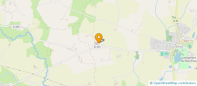 localisation de l'entreprise MONSIEUR JEAN TOUEILLE à OMBREE D'ANJOU