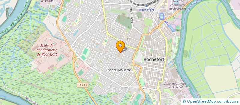 localisation de l'entreprise MONSIEUR JEAN TOURANGIN  ROCHEFORT