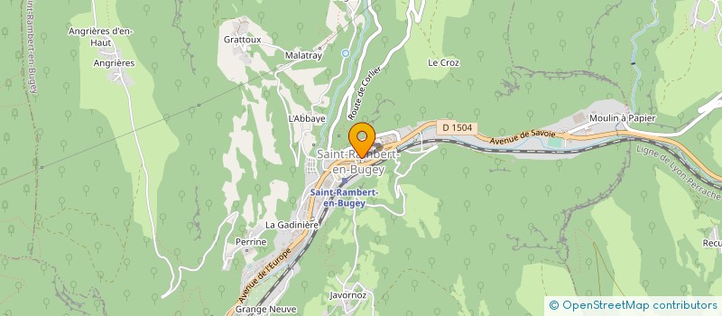 localisation de l'entreprise MONSIEUR JEAN TOURASSE à SAINT-RAMBERT-EN-BUGEY