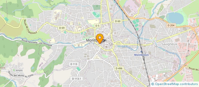 localisation de l'entreprise MONSIEUR JEAN TOURNEBISE à MONTBRISON