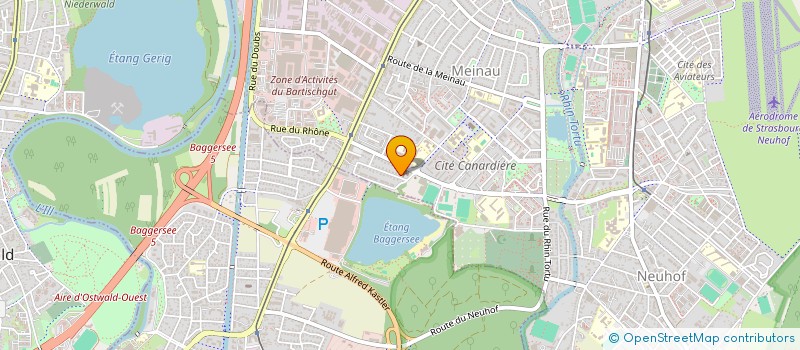 localisation de l'entreprise MONSIEUR JEAN TOURNEUR  STRASBOURG