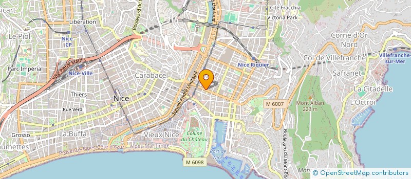 localisation de l'entreprise MONSIEUR JEAN TOURNEUR  NICE