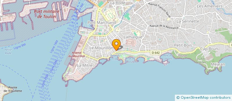 localisation de l'entreprise MONSIEUR JEAN TOURNEUX  TOULON