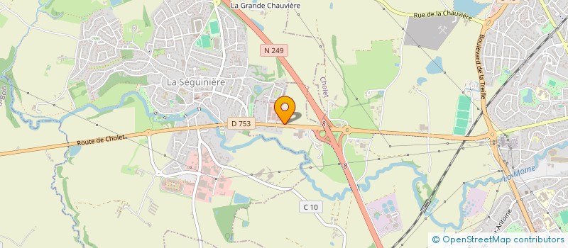 localisation de l'entreprise MONSIEUR JEAN TOURNEUX  CHOLET