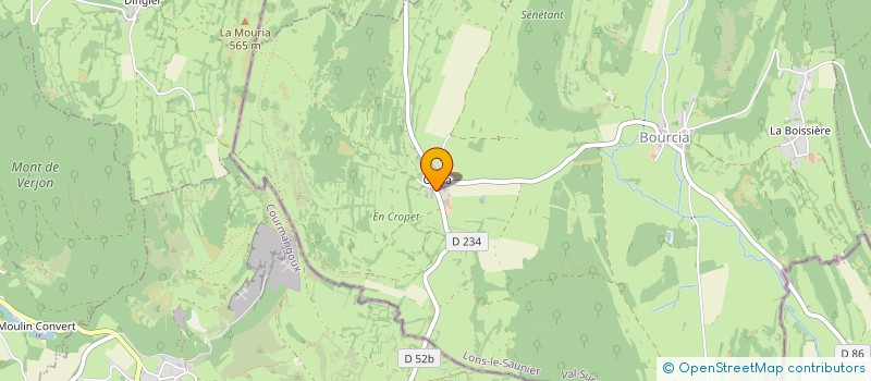 localisation de l'entreprise MONSIEUR JEAN TOURNIER  VAL SURAN