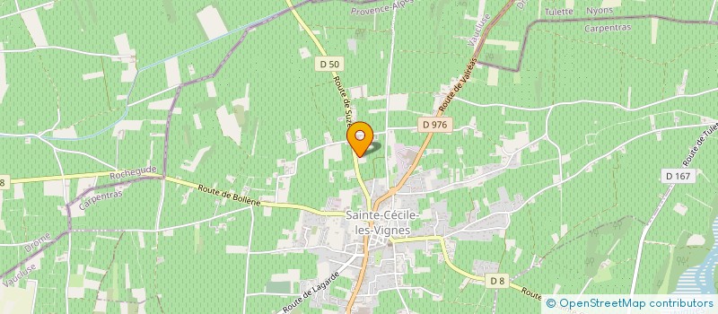 localisation de l'entreprise MONSIEUR JEAN TOURNILLON  SAINTE-CECILE-LES-VIGNES