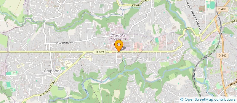 localisation de l'entreprise MONSIEUR JEAN TOURNOUR  CRAPONNE