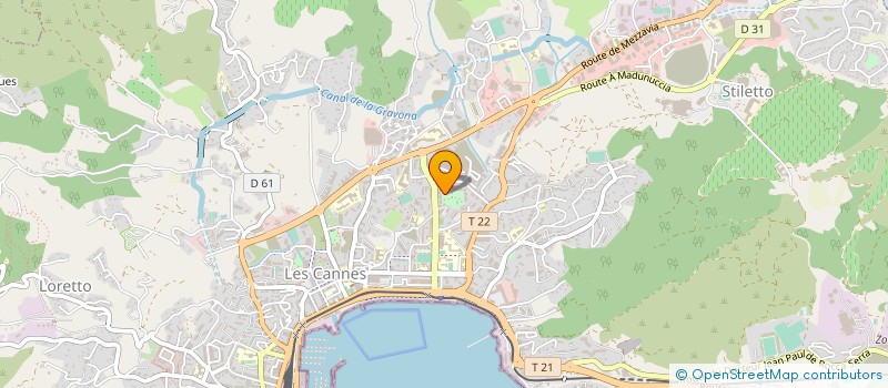 localisation de l'entreprise MONSIEUR JEAN-TOUSSAINT MASSONI  AJACCIO