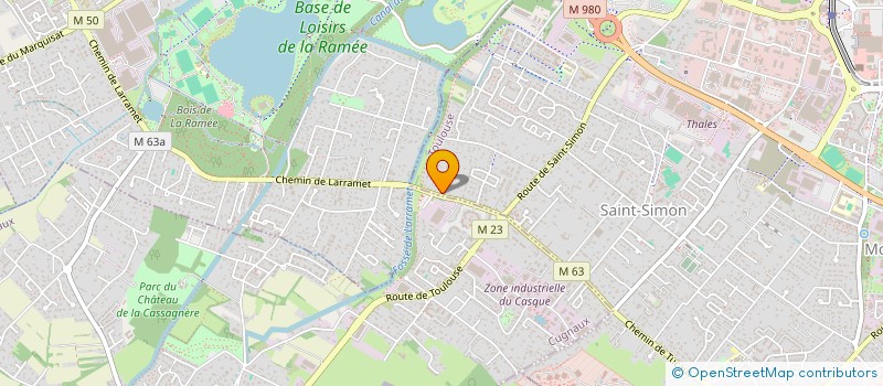 localisation de l'entreprise MONSIEUR JEAN TOUTAIN à TOULOUSE