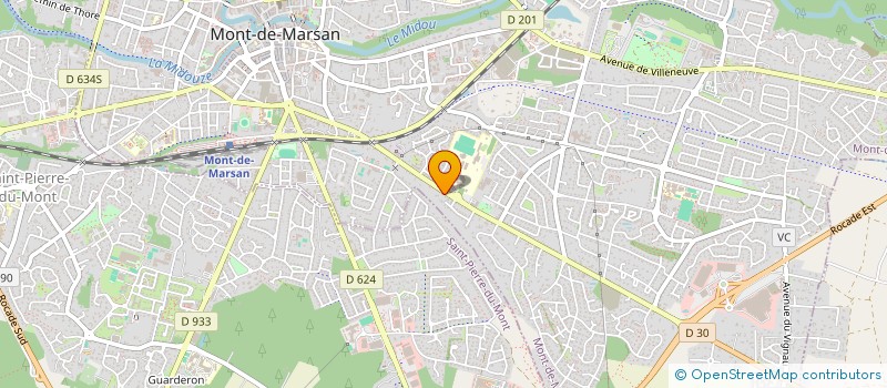 localisation de l'entreprise MONSIEUR JEAN TOUYA  MONT-DE-MARSAN