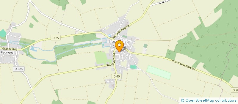 localisation de l'entreprise MONSIEUR JEAN TOUYERES à THORIGNY-SUR-OREUSE
