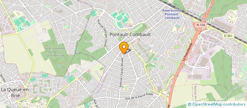 localisation de l'entreprise MONSIEUR JEAN TRABUS à PONTAULT-COMBAULT