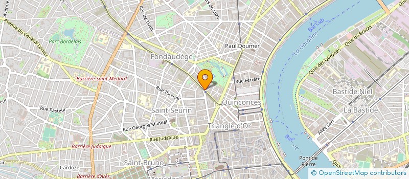 localisation de l'entreprise MONSIEUR JEAN TRAMBLAY à BORDEAUX