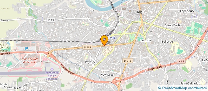 localisation de l'entreprise MONSIEUR JEAN TRANIER à ALBI