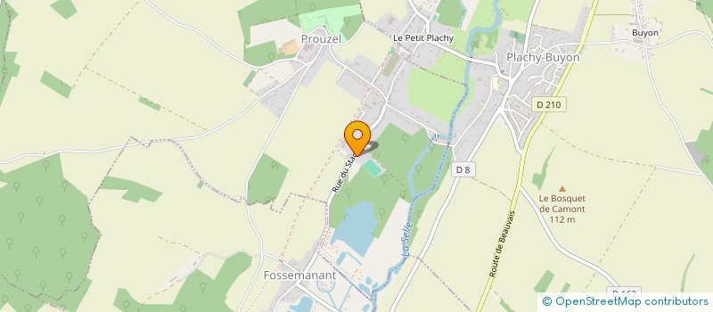 localisation de l'entreprise MONSIEUR JEAN TRAULLE  PROUZEL