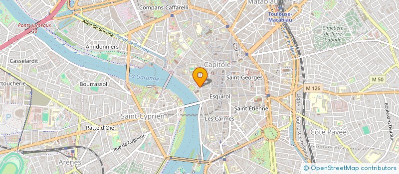 localisation de l'entreprise MONSIEUR JEAN TREILLE à TOULOUSE