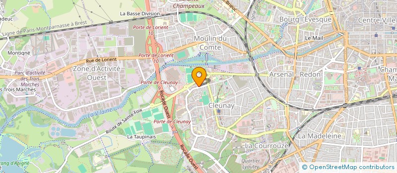 localisation de l'entreprise MONSIEUR JEAN TRELUYER  RENNES