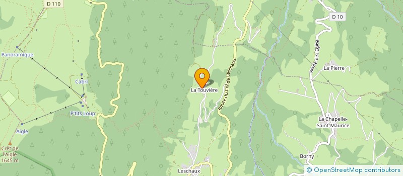 localisation de l'entreprise MONSIEUR JEAN TREMBLAI  LESCHAUX