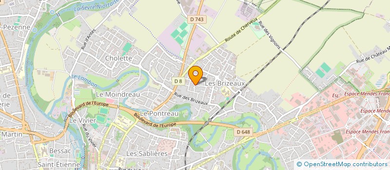 localisation de l'entreprise MONSIEUR JEAN TREMBLAIS à NIORT