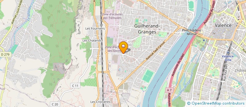 localisation de l'entreprise MONSIEUR JEAN TREMBLAY à GUILHERAND-GRANGES