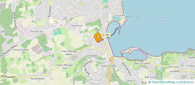 localisation de l'entreprise MONSIEUR JEAN TREMEL à PERROS-GUIREC