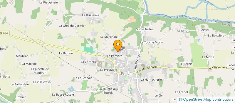 localisation de l'entreprise MONSIEUR JEAN TREMOUREUX  PEILLAC