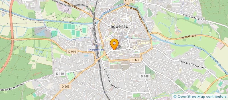 localisation de l'entreprise MONSIEUR JEAN TRENDEL à HAGUENAU