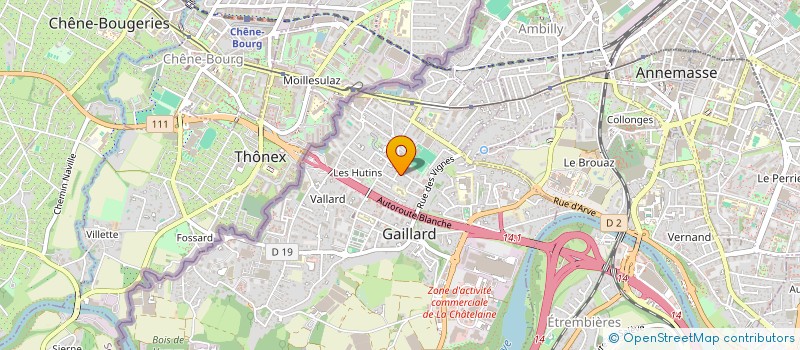 localisation de l'entreprise MONSIEUR JEAN TRESPAILLE à GAILLARD