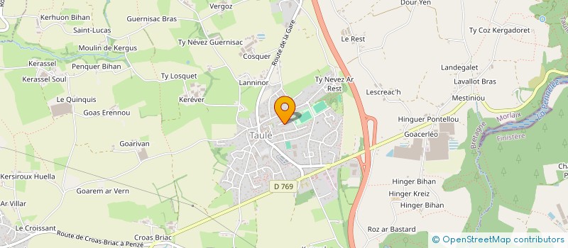 localisation de l'entreprise MONSIEUR JEAN TREVIEN  TAULE