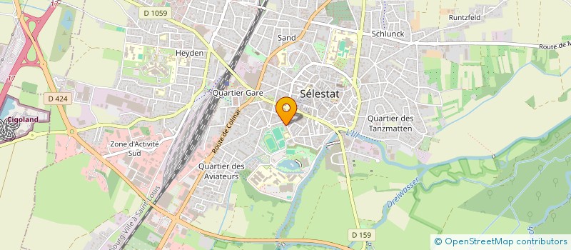 localisation de l'entreprise MONSIEUR JEAN TRIBALLI  SELESTAT