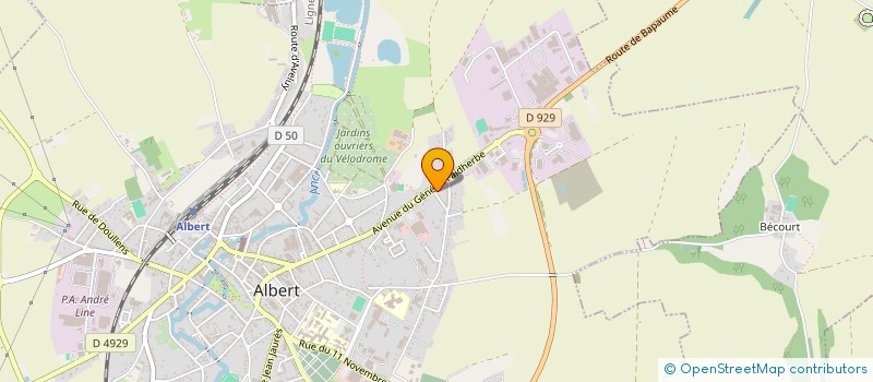 localisation de l'entreprise MONSIEUR JEAN TRIPIER à ALBERT