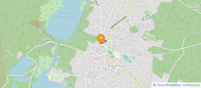 localisation de l'entreprise MONSIEUR JEAN TRISCOS  BISCARROSSE