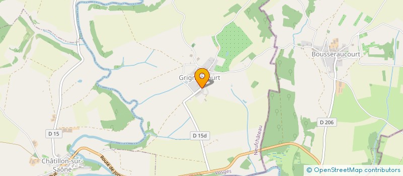 localisation de l'entreprise MONSIEUR JEAN TRIVAUDEY  GRIGNONCOURT