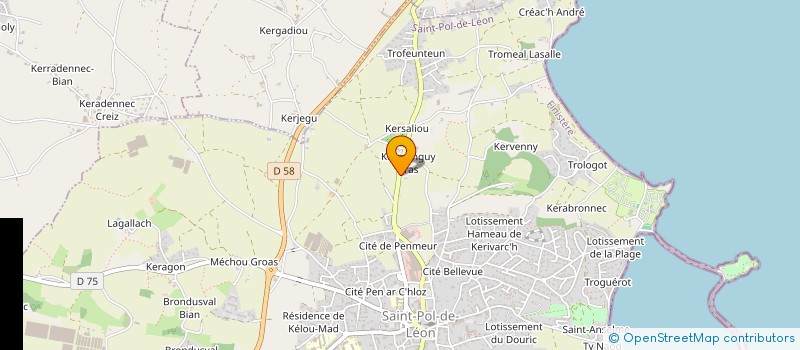 localisation de l'entreprise MONSIEUR JEAN TRIVIDIC  SIBIRIL