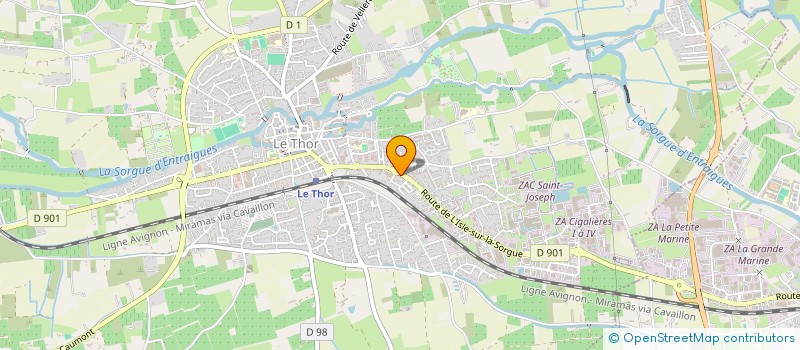 localisation de l'entreprise MONSIEUR JEAN TROBITSCH  LE THOR