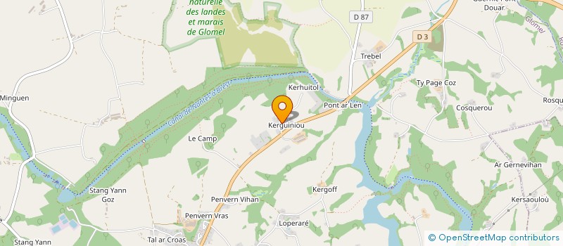 localisation de l'entreprise MONSIEUR JEAN TRUBUILT  PLOUNEVEZ QUINTIN