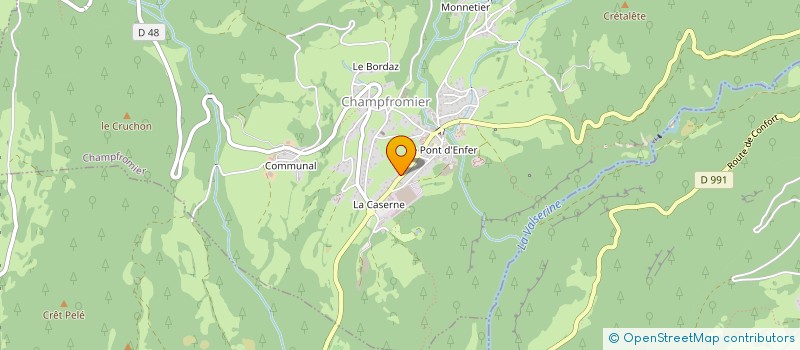 localisation de l'entreprise MONSIEUR JEAN TRUCHE à CHAMPFROMIER