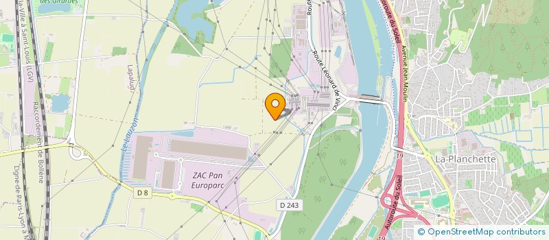 localisation de l'entreprise MONSIEUR JEAN TRUCHET  BOLLENE