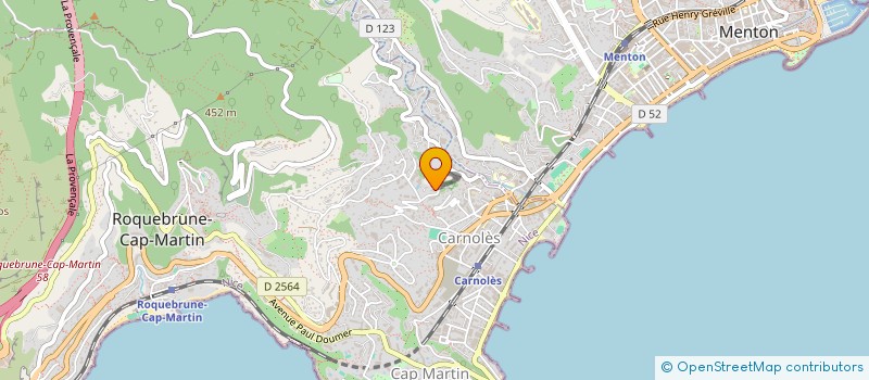 localisation de l'entreprise MONSIEUR JEAN TRUCHI à ROQUEBRUNE-CAP-MARTIN