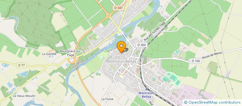 localisation de l'entreprise MONSIEUR JEAN TRUX  MONTREUIL-BELLAY