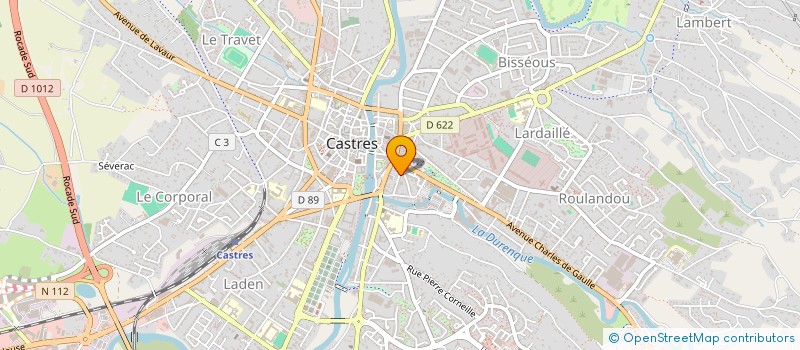 localisation de l'entreprise MONSIEUR JEAN TSIKNOS  CASTRES