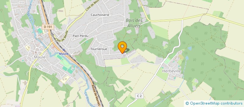 localisation de l'entreprise MONSIEUR JEAN TUCOU BLANQUET  MAULE